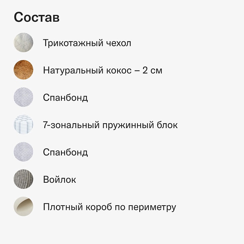 Матрас COFFEE Espresso (160х190)